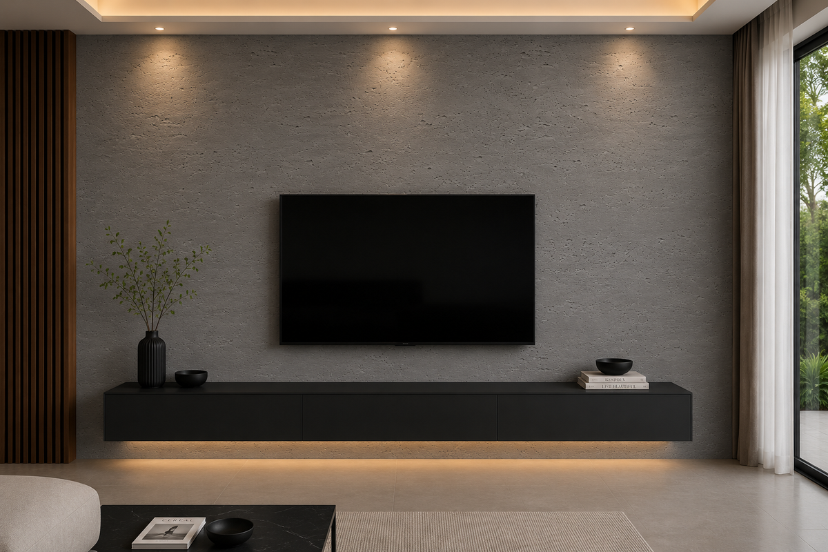 Fleksibilni kamen Beton | 120x60 cm – zidna obloga