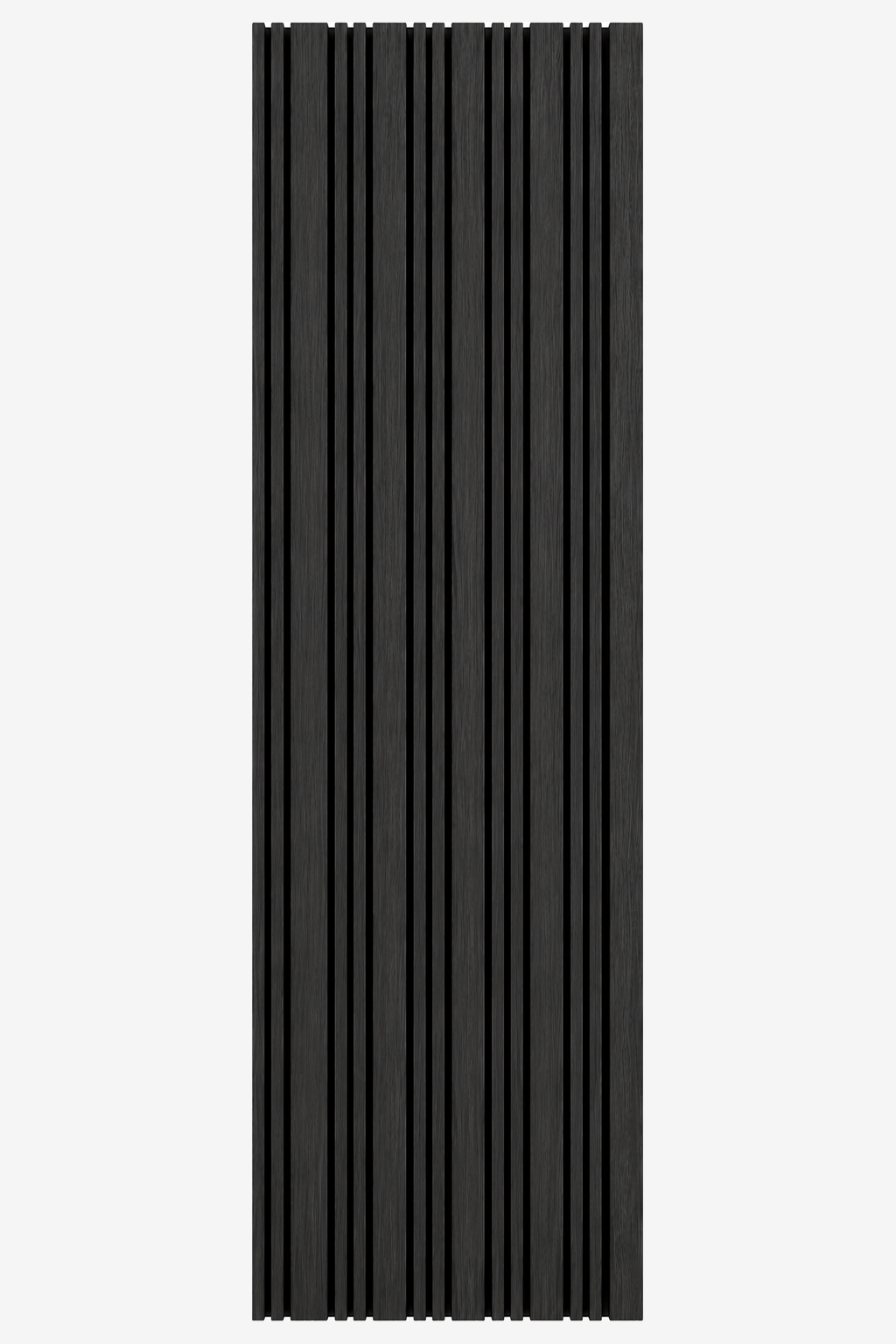 Akustični zidni panel Crni Hrast | 270x60 cm | Nejednake letvice