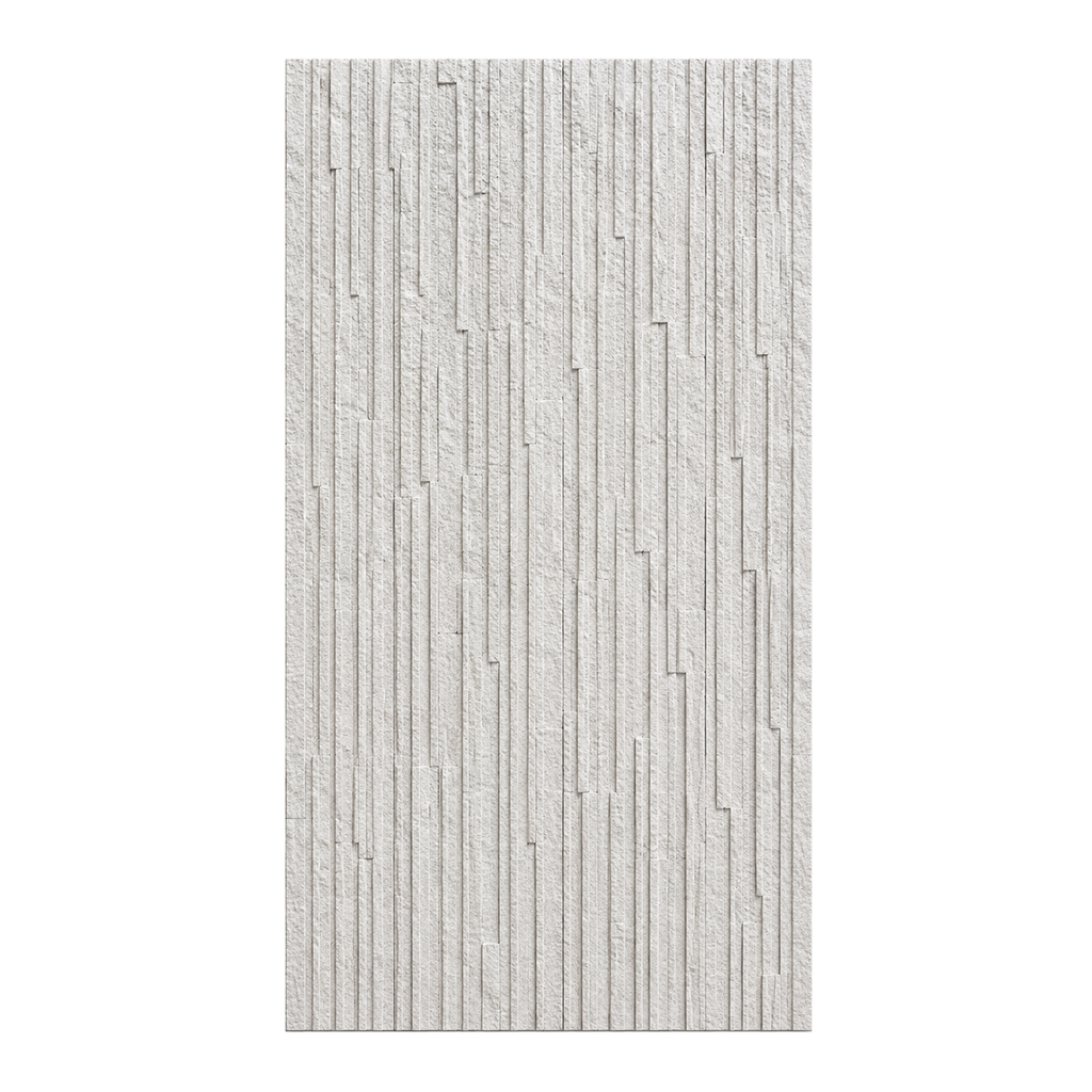 Fleksibilni kamen Bijeli Slagani Kamen | 118x58 cm – zidna obloga