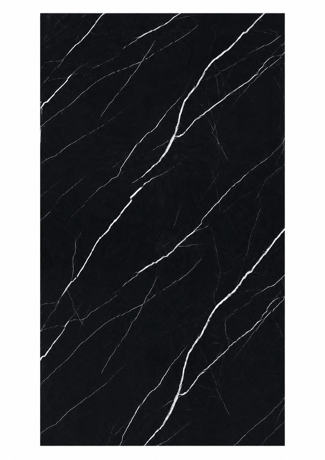 PVC mramorna zidna obloga Nero Marquina | 280x122 cm
